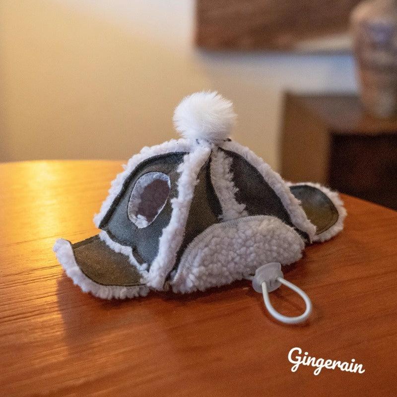 GINGERAIN® Fleece-Lined Pet Aviator Hat - KIKOPALS