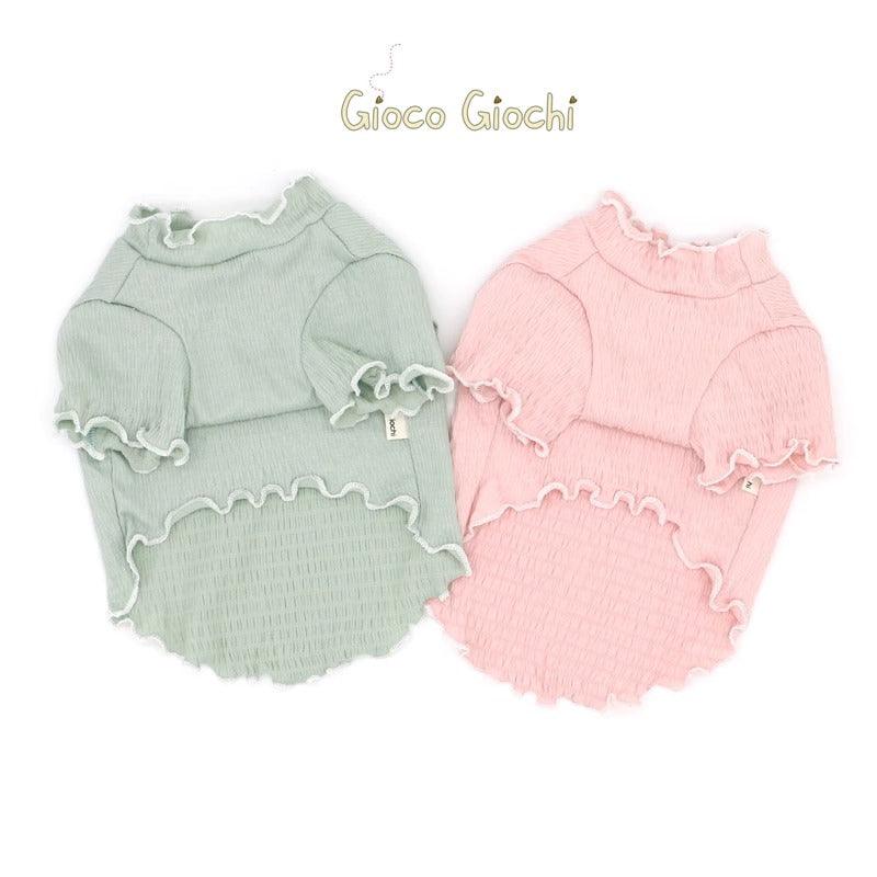 GiocoGiochi® Cotton Ruffle Dog Short Sleeve Tee - KIKOPALS