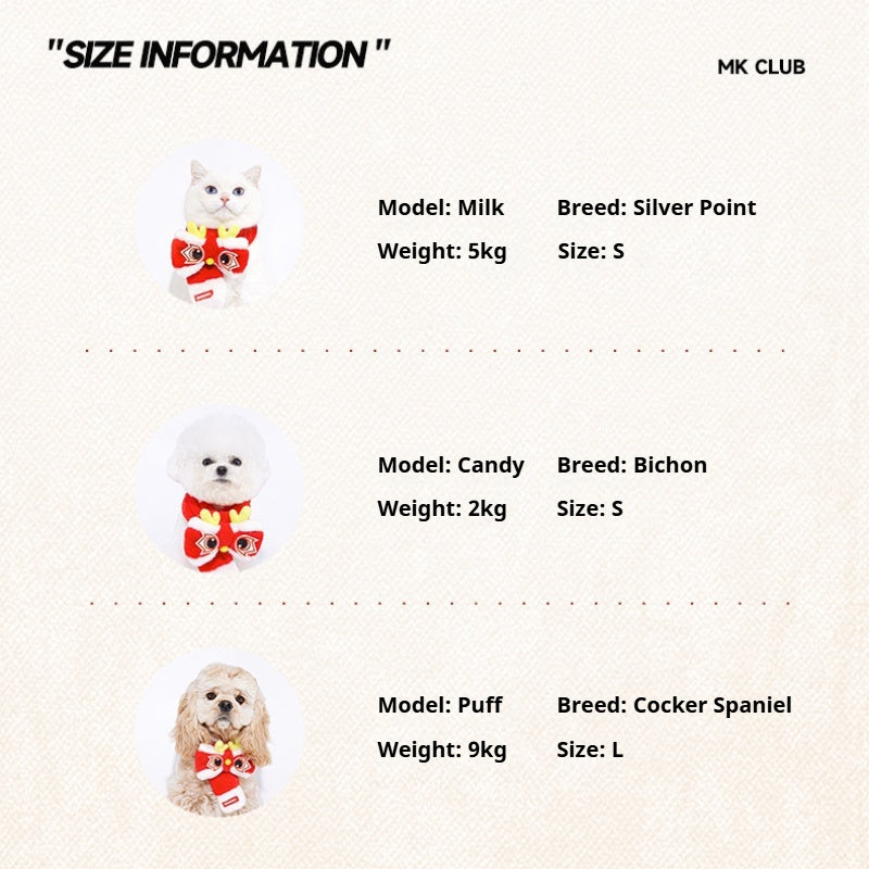 MookiPet® Dragon Plush Scarf for Dogs & Cats