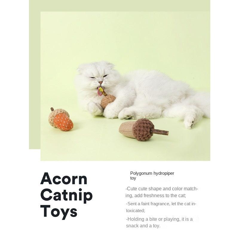 zeze® Acorn Catnip Toys - KIKOPALS