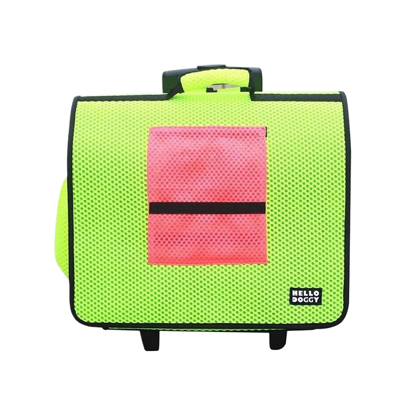HELLODOGGY® Collapsible Portable Rolling Pet Carrier Backpack