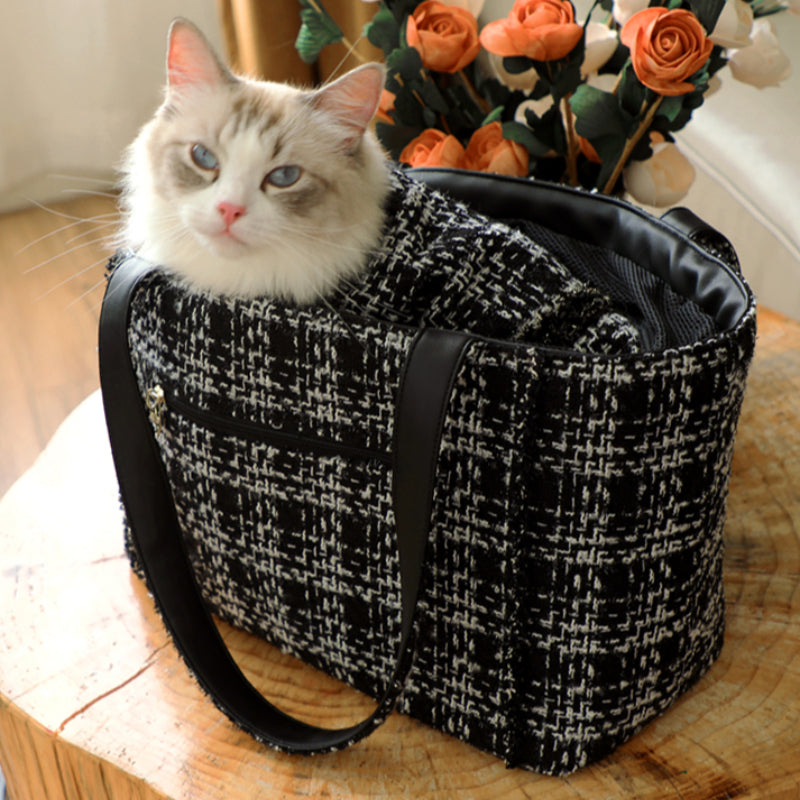 ARKIKA® Chanel-Style Pet Carrier Bag