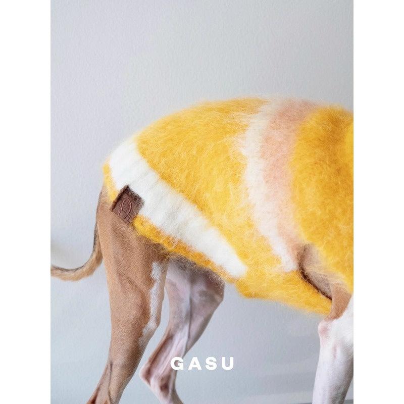 GASU® Bud Yellow Dog Knitted Sweater Vest - KIKOPALS