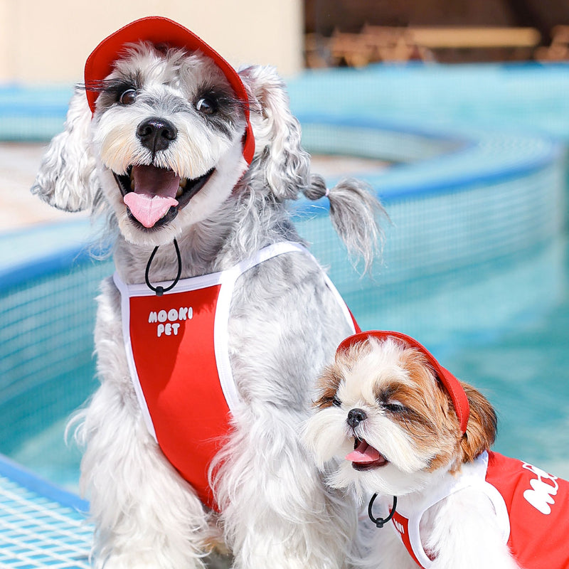 MookiPet® Sun-proof Red Hat for Dogs