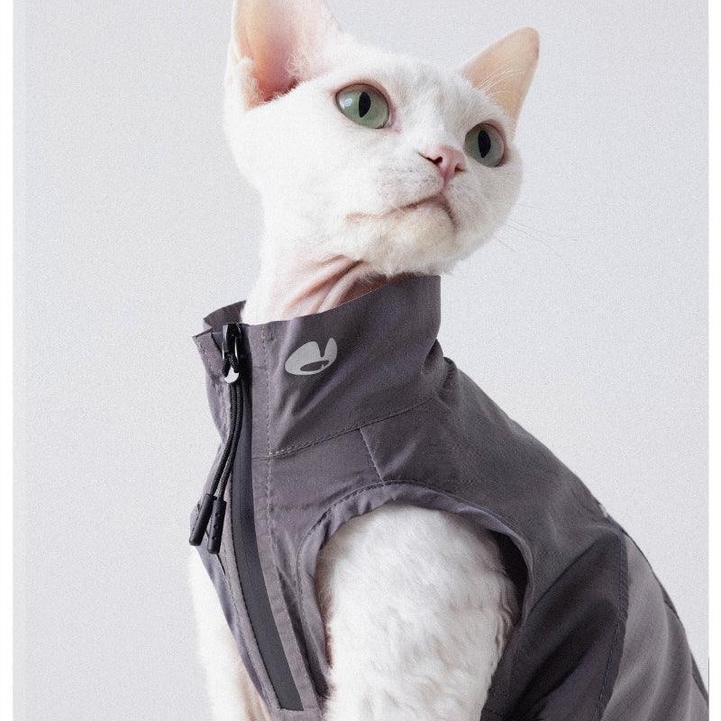 MQPET® Summer Sun-Protective Lightweight Cooling Pet Gray Vest - KIKOPALS