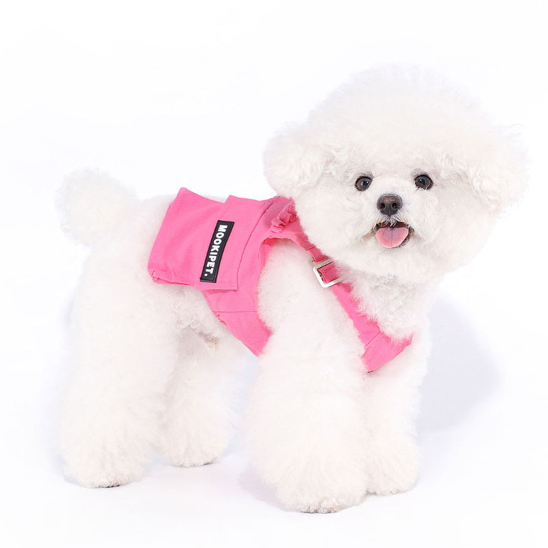MookiPet® Pink Cargo Vest for Dogs
