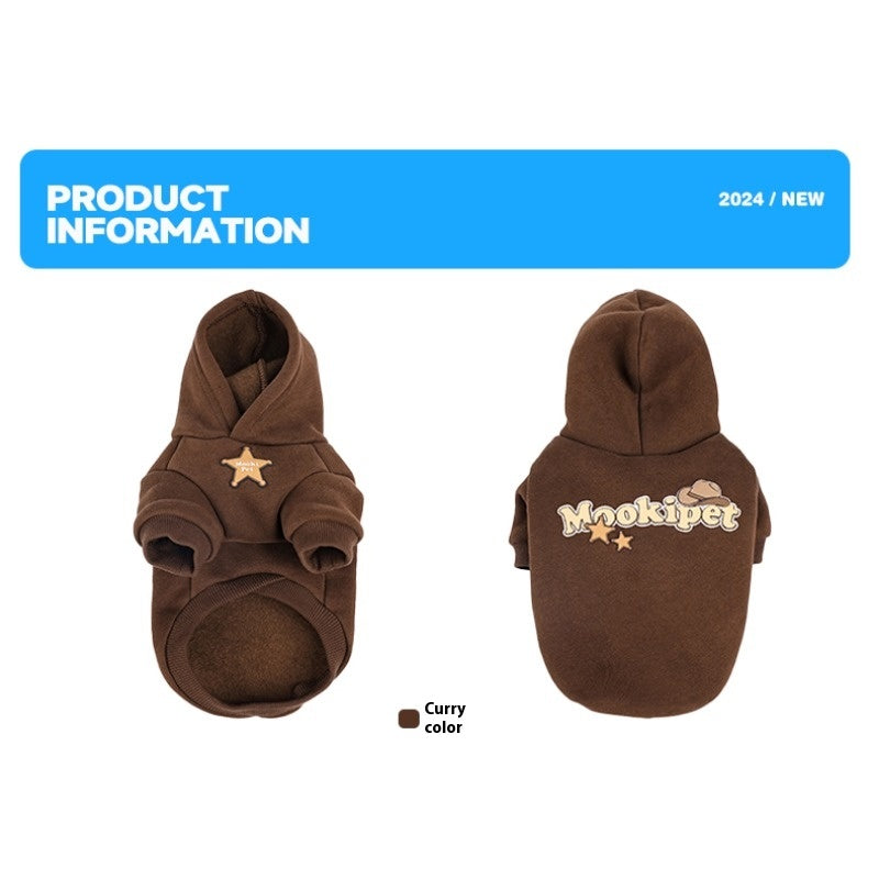 MookiPet® Brown Hoodie for Dogs & Cats