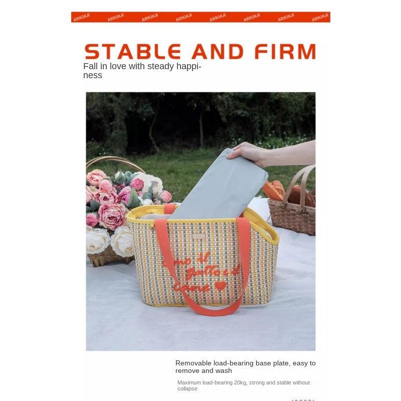 ARKIKA® Summer Bamboo Pet Carrier - KIKOPALS