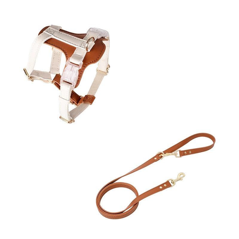 Minly® Leather Cat Harness & Leash Set - KIKOPALS