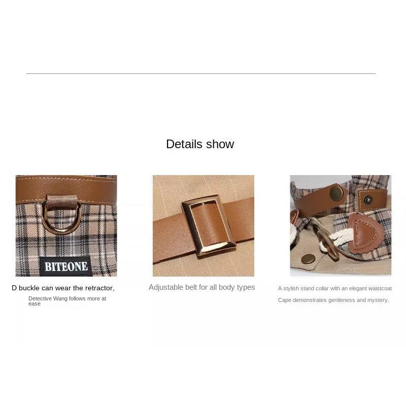 BITEONE® "Back To Baker Street" Trench Pet Coat - KIKOPALS