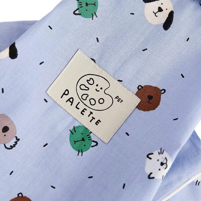 PalettePet® Blue Animal Print Pet Pajamas - KIKOPALS