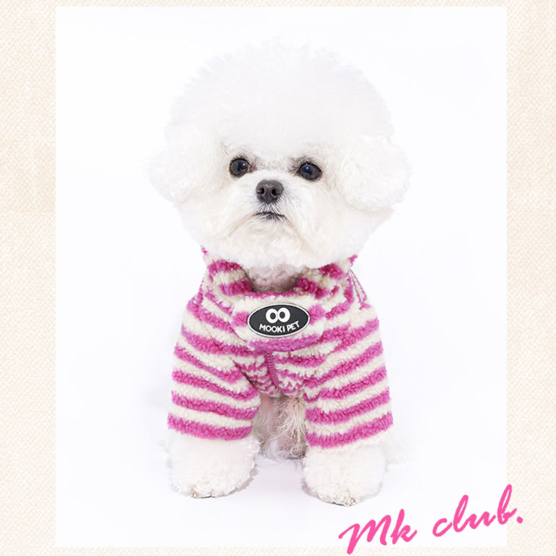 MookiPet® Rose Pink Little Elf Lamb Hair Coat for Dogs & Cats