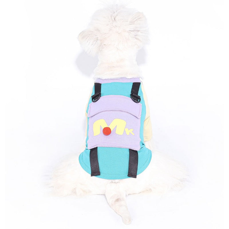 MookiPet® Functional Pocket Contrast T-Shirt for Dogs