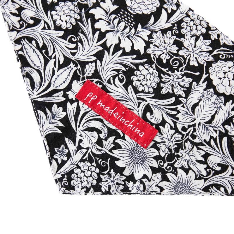PalettePet® Black Baroque Patch Bandana - KIKOPALS
