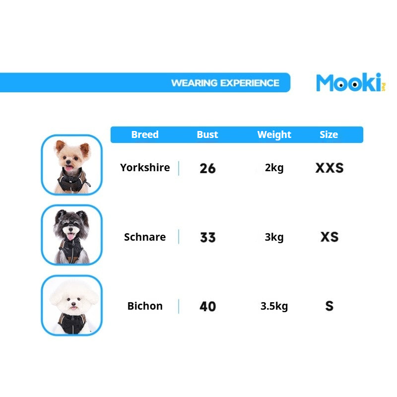 MookiPet® Motorcycle Leather Jacket for Dogs