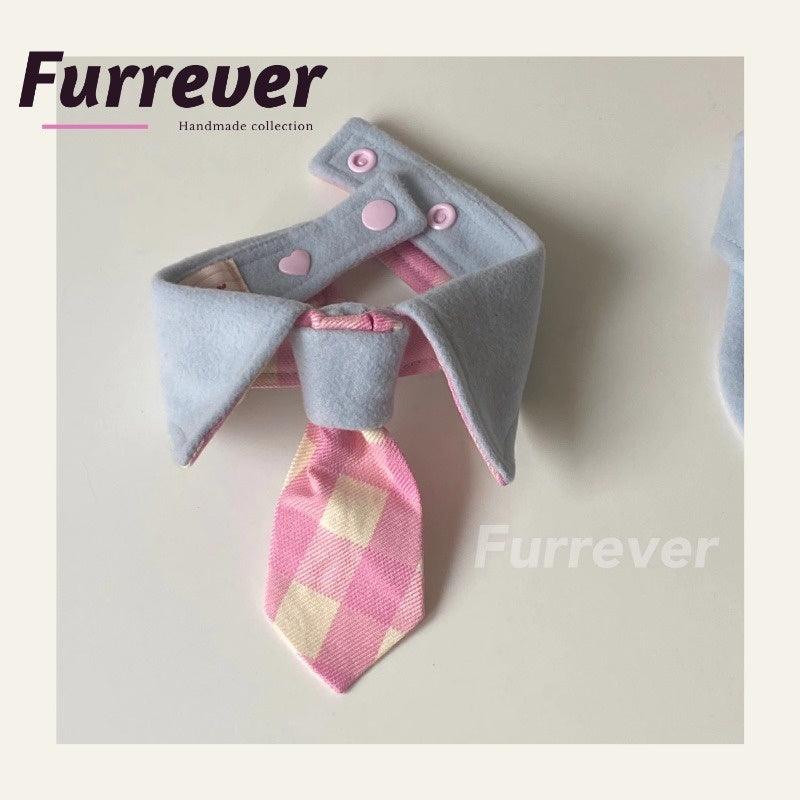 Furrever® Pink Plaid Pet Tie - KIKOPALS