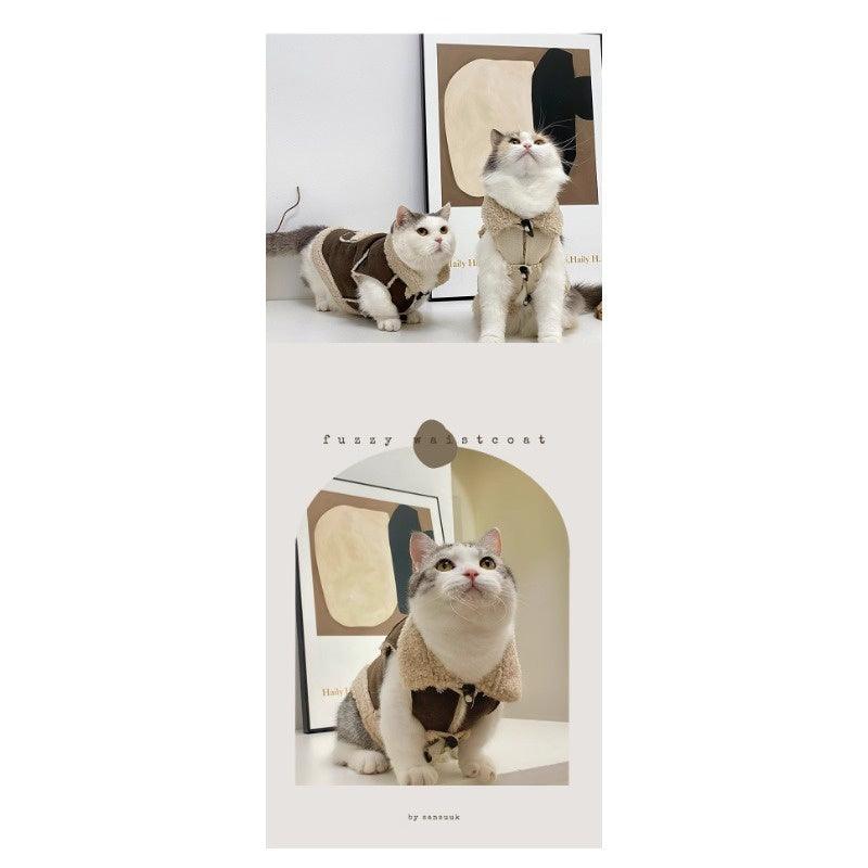 SANSUUK® Faux Fur Vest for Pets - KIKOPALS