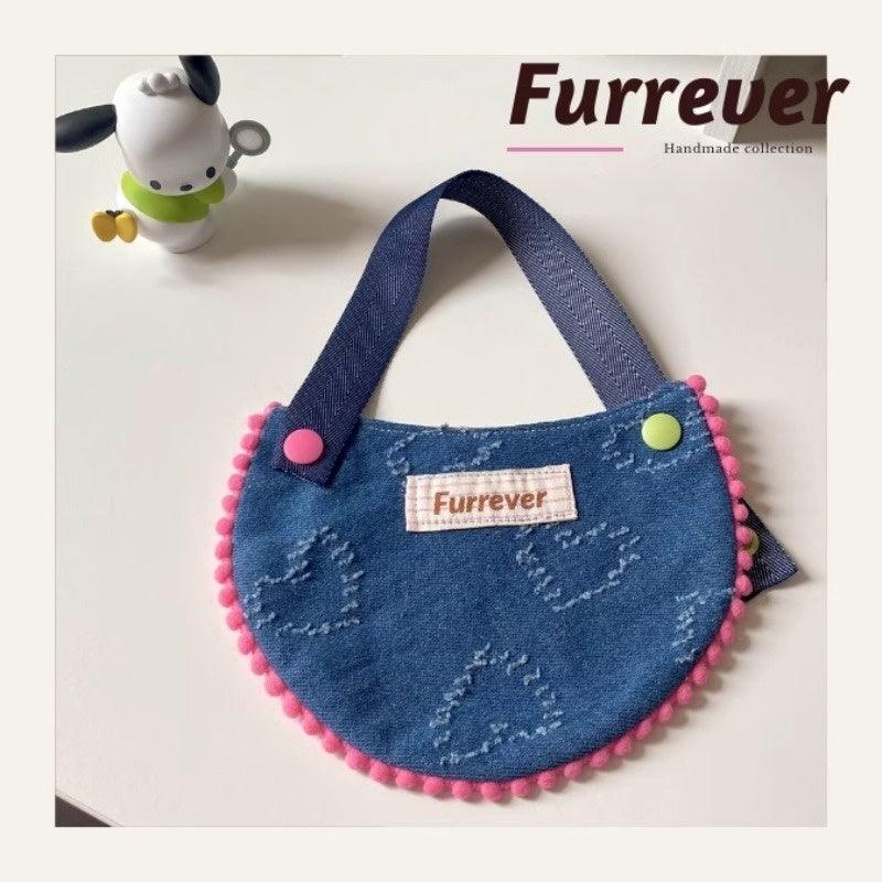 Furrever® Heart Denim Pet Bib - KIKOPALS