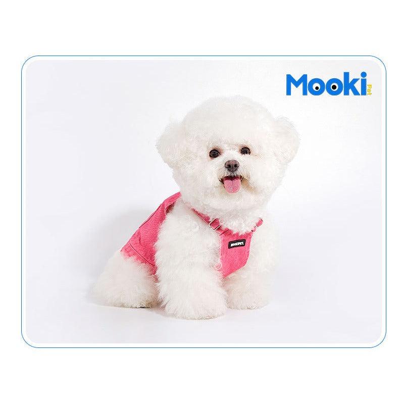 MookiPet® Pink Dog Denim Vest - KIKOPALS