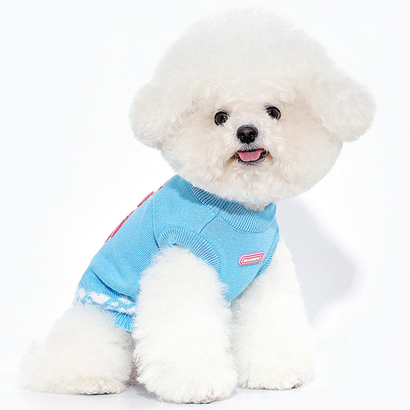 MookiPet® Blue Warm Sweater Vest for Dogs & Cats