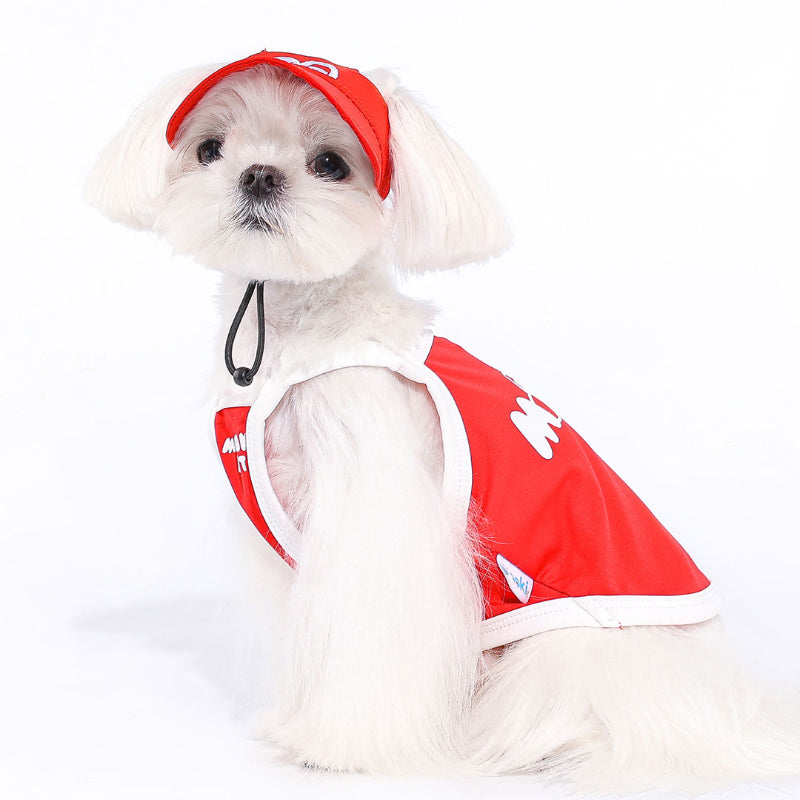 MookiPet® Sun-proof Red Hat for Dogs