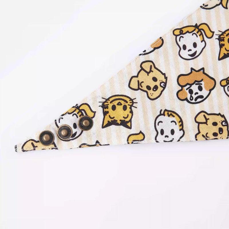 PalettePet® Retro Cartoon Harajuku Bandana - KIKOPALS