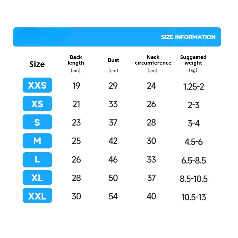 MookiPet® Colored Thermal Base Shirt for Dogs and Cats