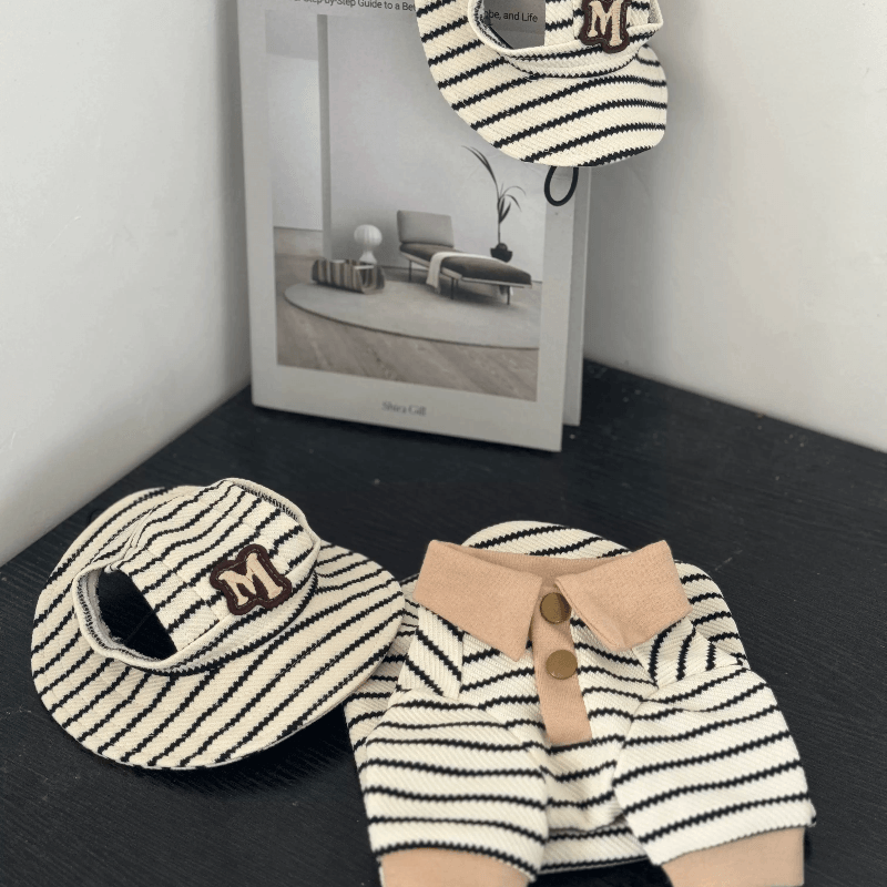 A HUNTING DOG® Dog Polo Shirt & Hat Set - KIKOPALS