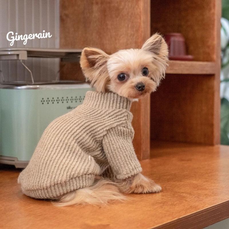 GINGERAIN® Shearling Dog Vest with Sweater - KIKOPALS