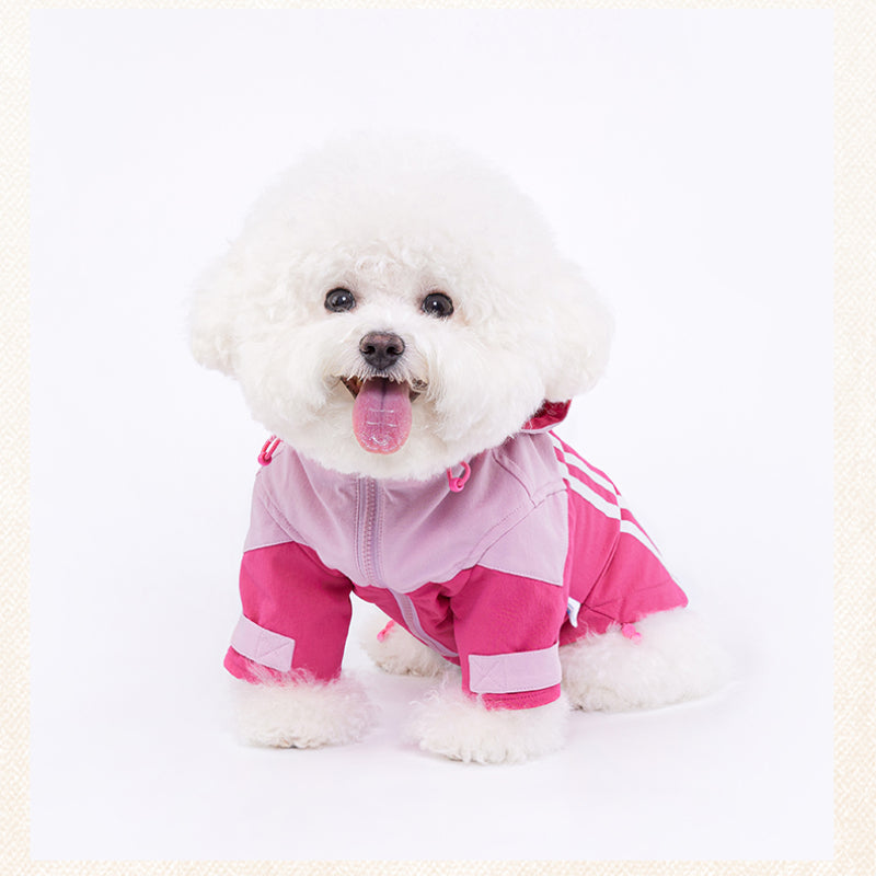 MookiPet® Sweet & Cool Hooded Jacket for Dogs & Cats - Rose Pink