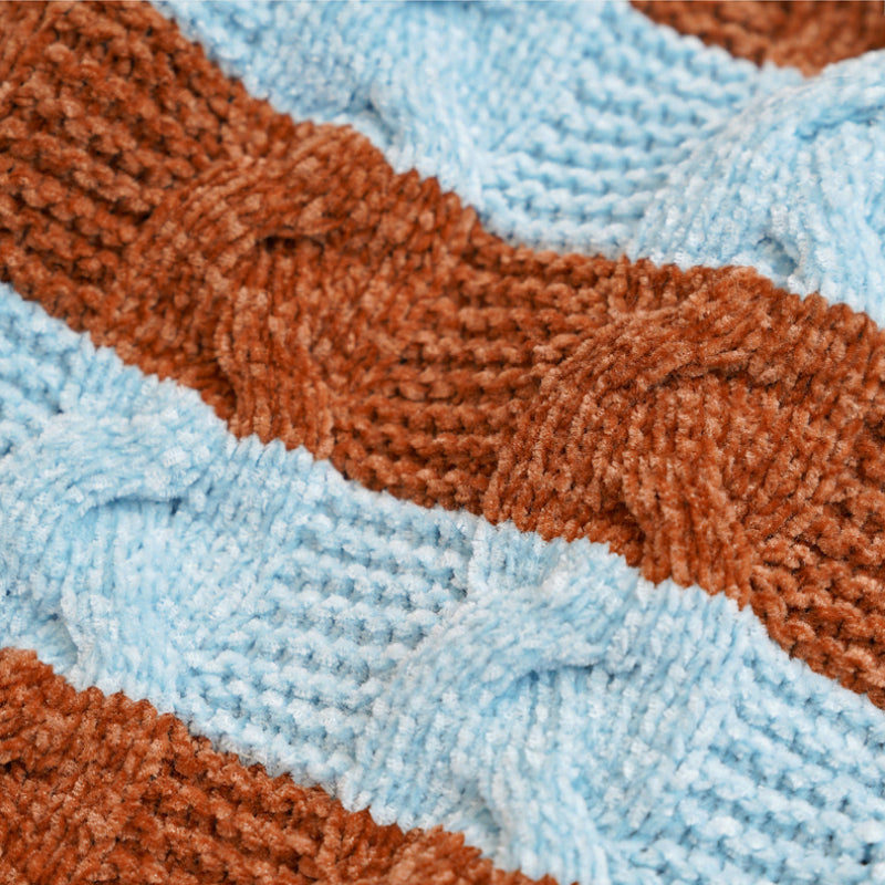 ZEZE® Chenille Striped Pet Sweater