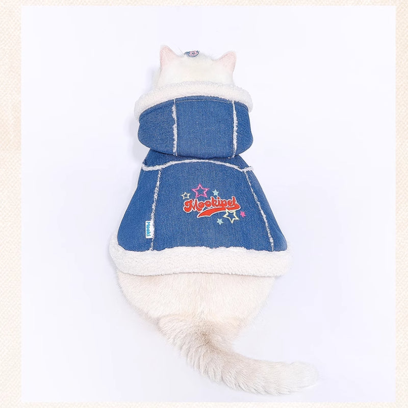 MookiPet® Blue Plush Cloak for Dogs & Cats