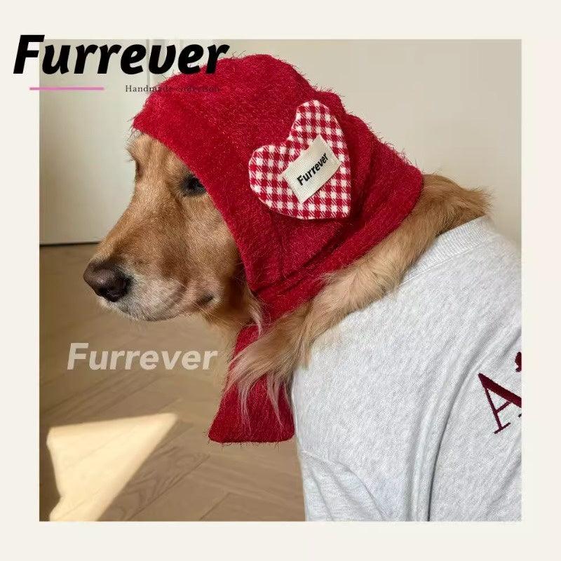 Furrever® Red Scarf Hat for Pets - KIKOPALS