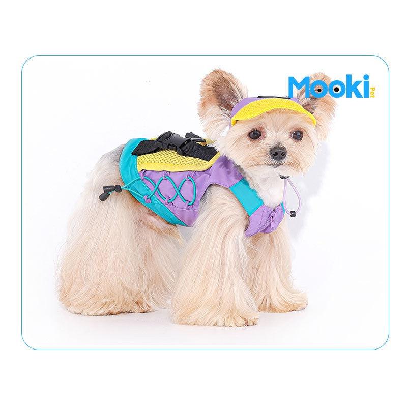 MookiPet® Functional Purple/Green Pet Vest - KIKOPALS