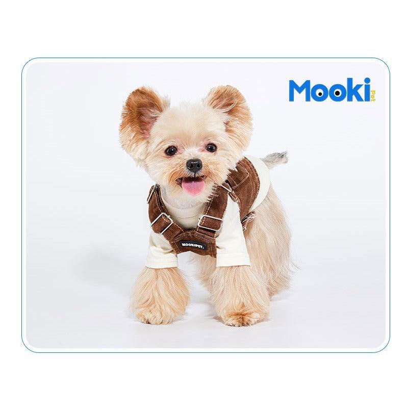 MookiPet® Hamburger Dog Denim Vest - KIKOPALS
