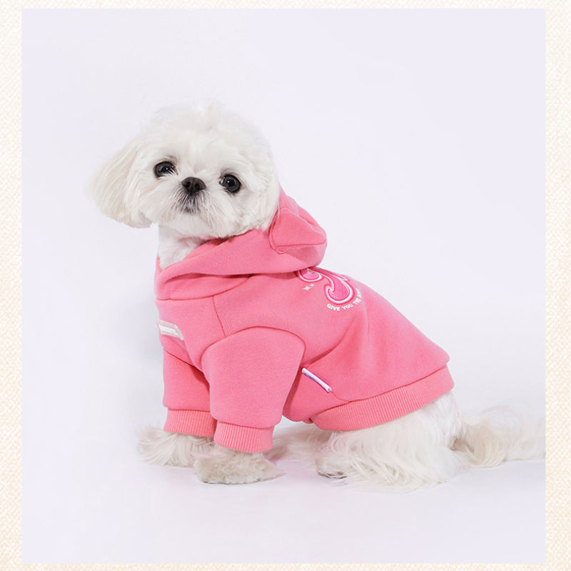 MookiPet® Pink Monster Hoodie for Dogs