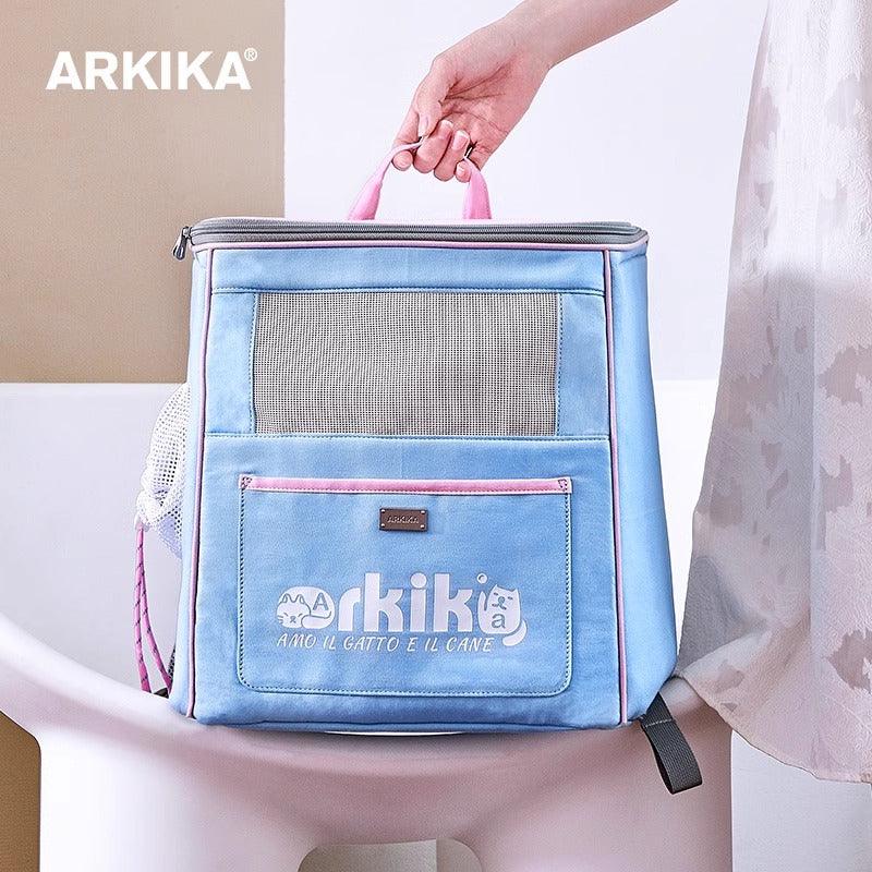 ARKIKA® Pink Multifunctional Pet Backpack - KIKOPALS
