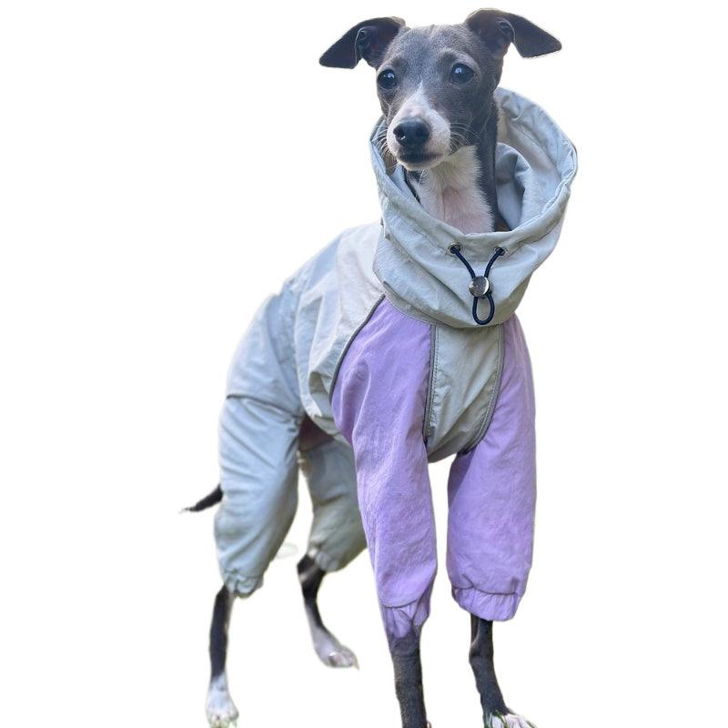 A HUNTING DOG® Dog Color-blocked Waterproof Jacket - KIKOPALS