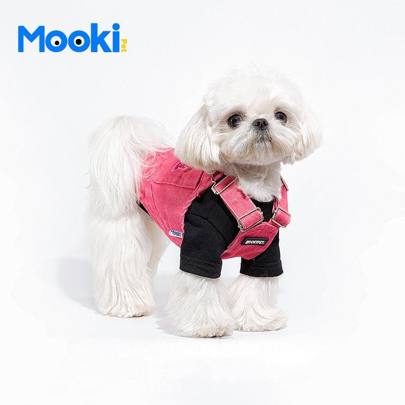 MookiPet® Pink Dog Denim Vest - KIKOPALS