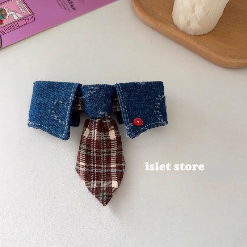 islet store® Plaid Pet Bib / Shawl - KIKOPALS