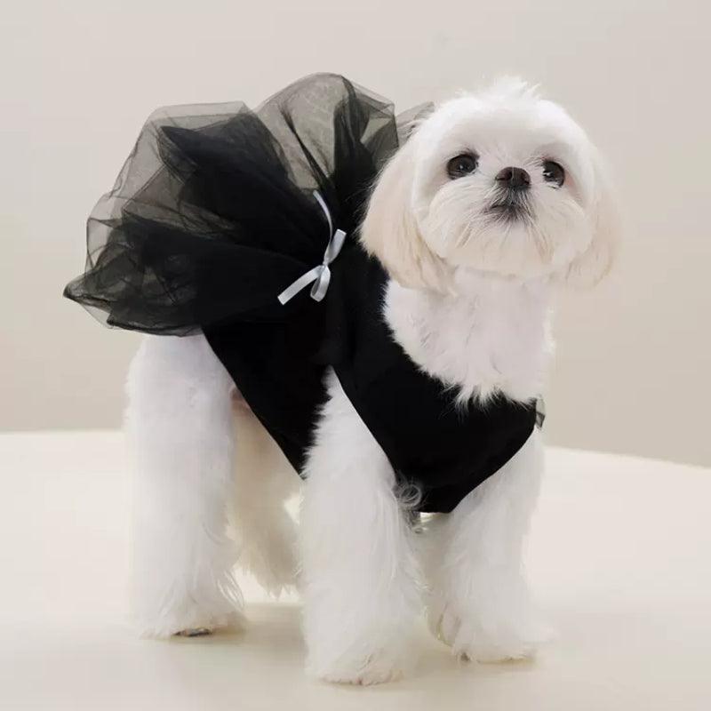 Dottylab® Bowknot Floral Pet Wedding Dress - KIKOPALS