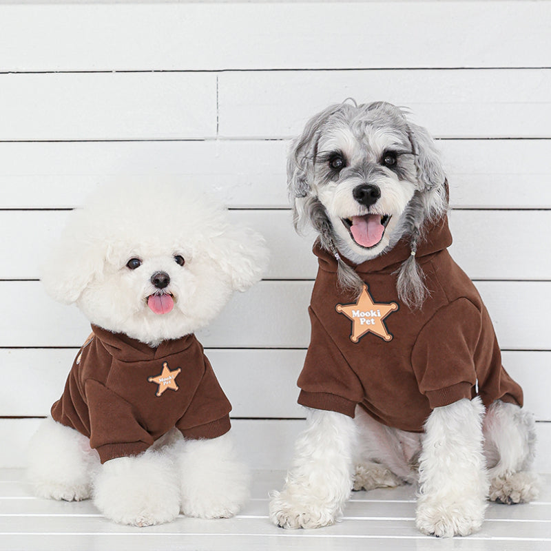 MookiPet® Brown Hoodie for Dogs & Cats