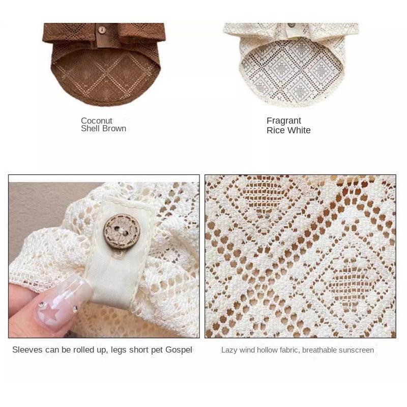 Bluetime® Pet Crochet Sun Shirt - KIKOPALS