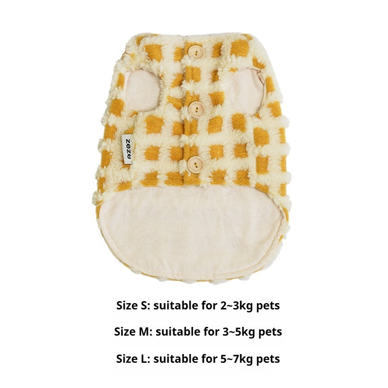 ZEZE® Waffle Pet Vest for Dogs & Cats