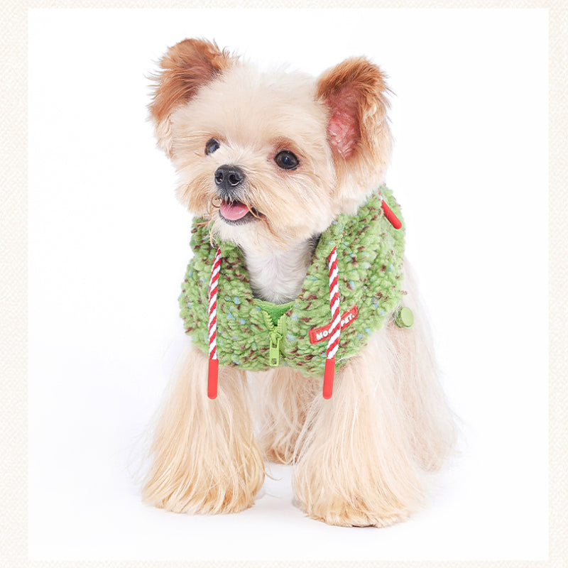 MookiPet® Christmas Gift Box Warm Vest for Dogs - Green