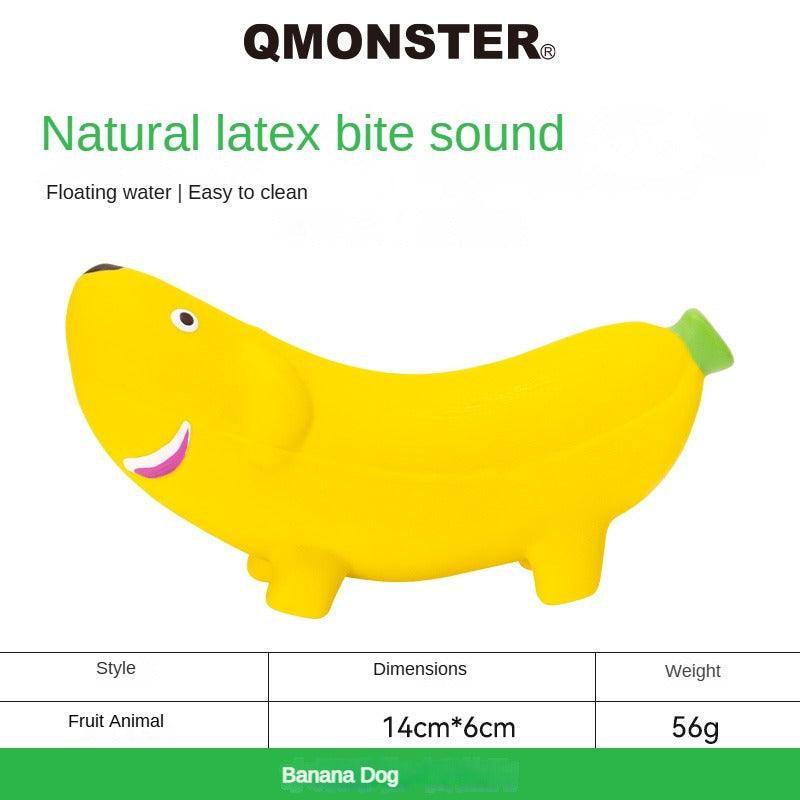 Qmonster® Rubber Squeaky Dog Toy - KIKOPALS