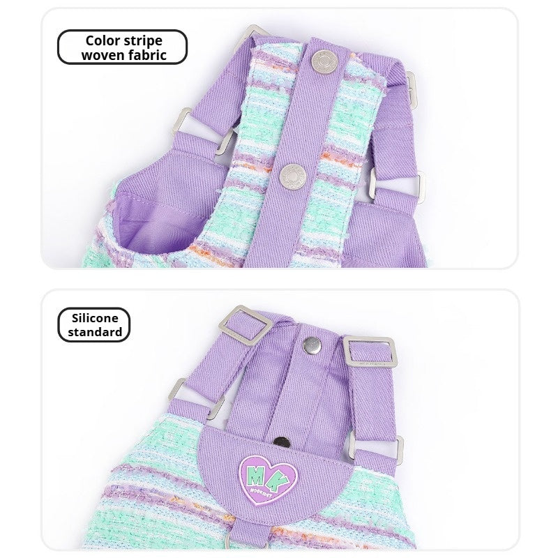 MookiPet® Colorful Striped Dog Vest