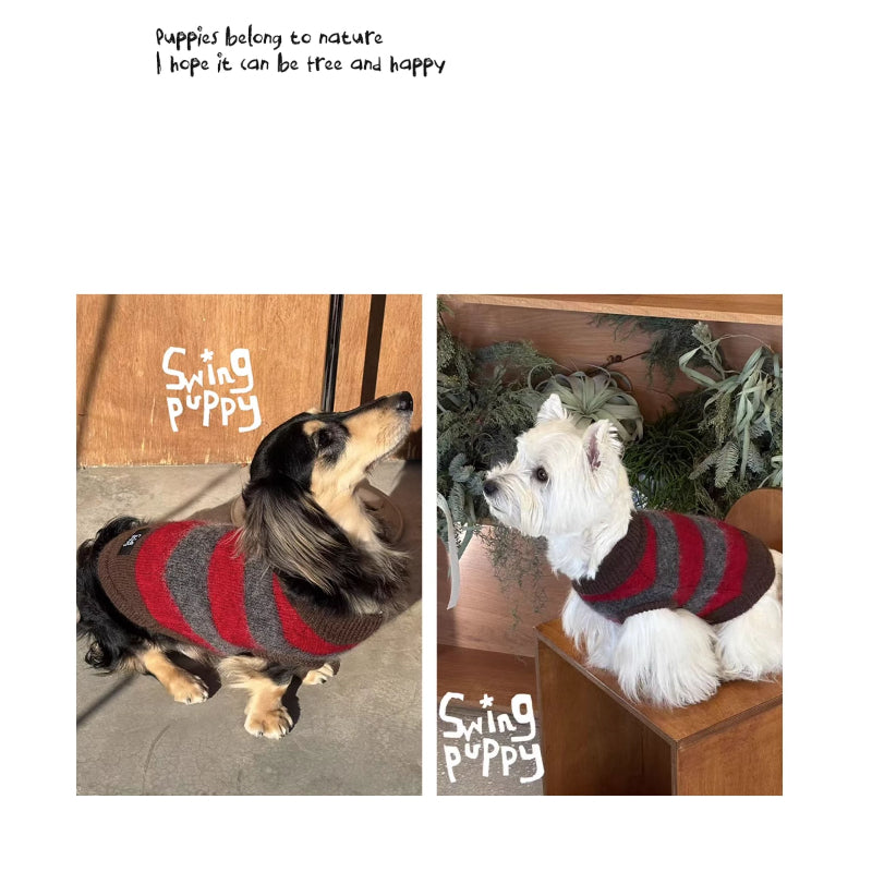 Swingpuppy® Dog Mohair & Wool Long-Pile Sweater