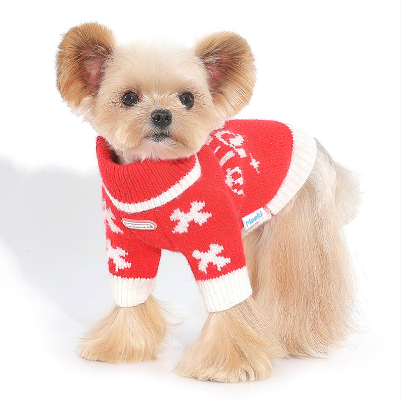 MookiPet® Pet Red Sweater for Dogs