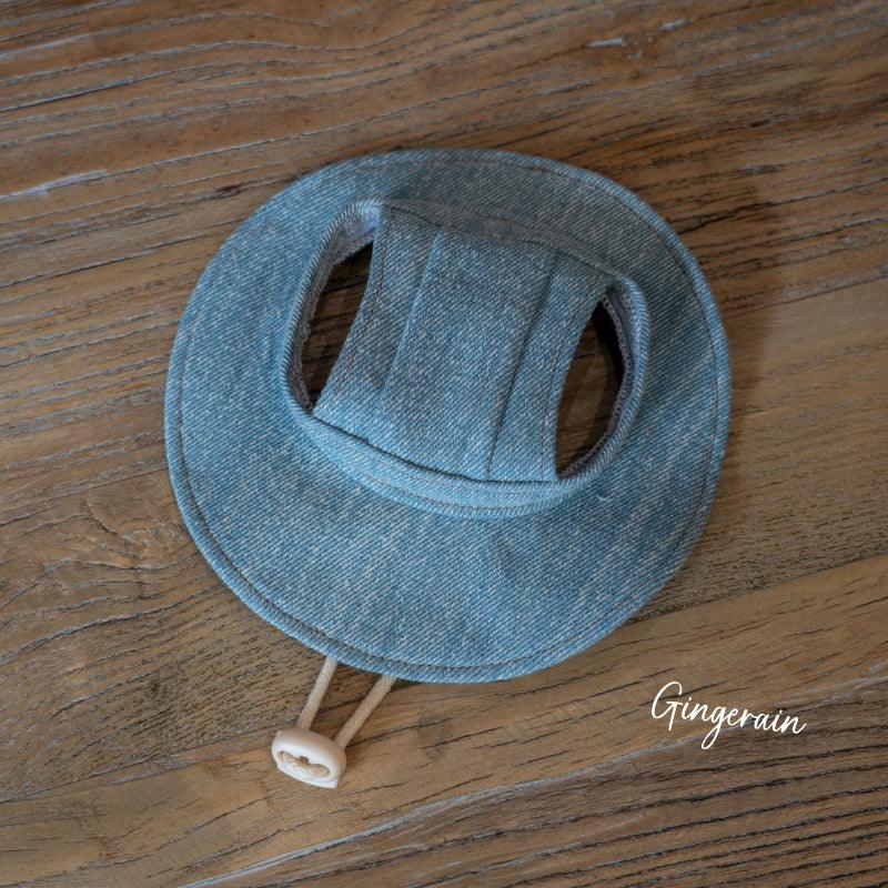 GINGERAIN® Denim Cat Harness & Leash Set - KIKOPALS